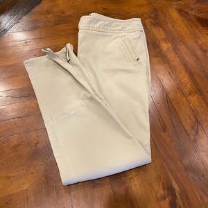 Talbots Khaki Pants Zip Ankle Size 12